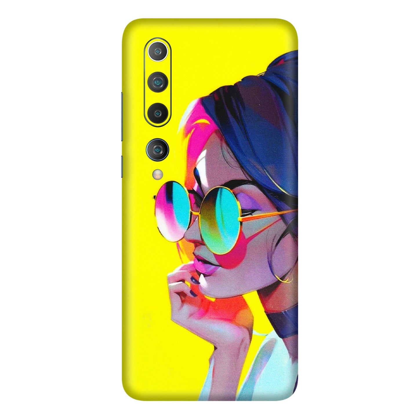 Xiaomi Redmi Phone Skins (All Models) - Bold Stylish Girl - 3D Embossed Finish (L-222) Mi 10 5G