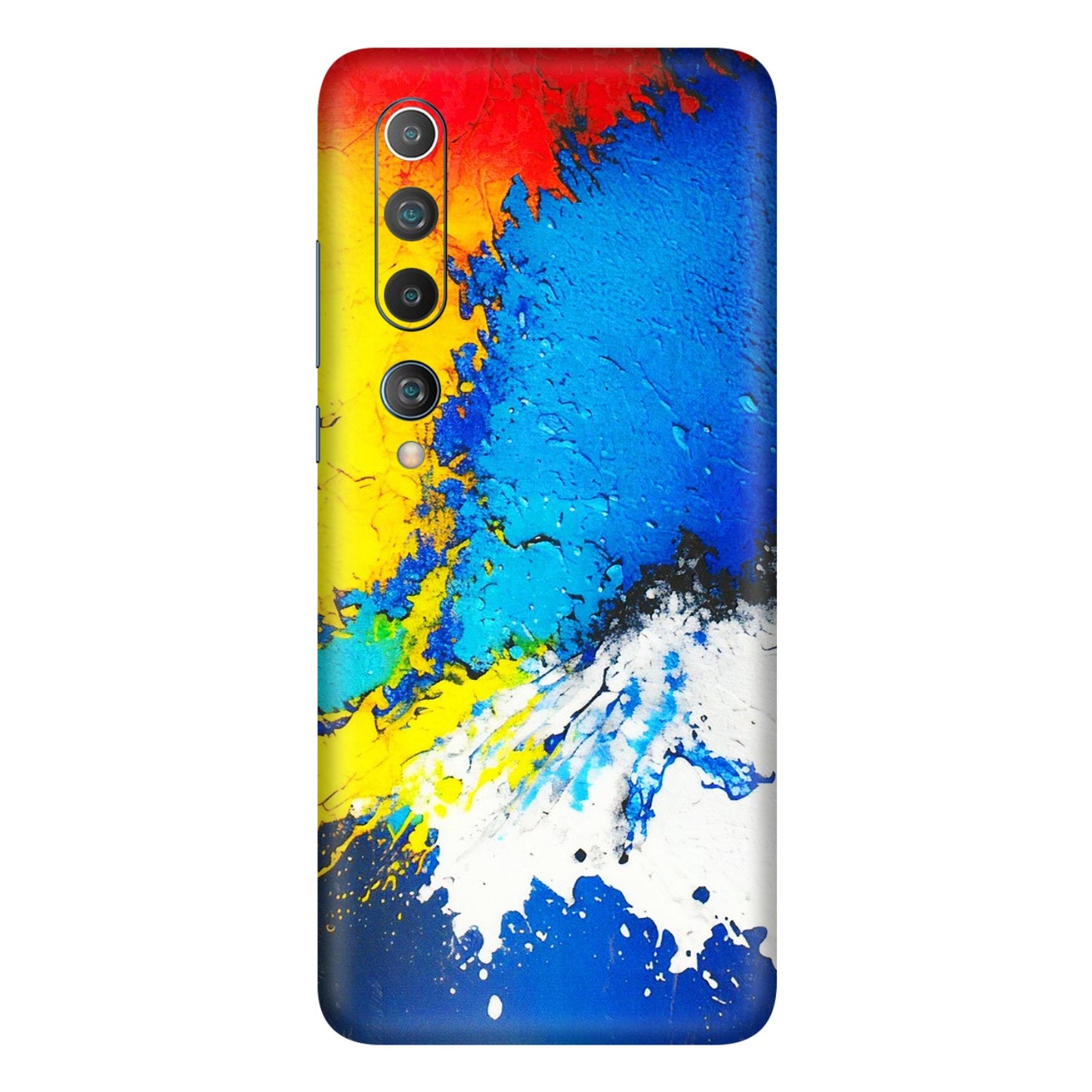 Xiaomi Redmi Phone Skins (All Models) - Acrylic Paint Spill - 3D Embossed Finish (L-229) Mi 10 5G