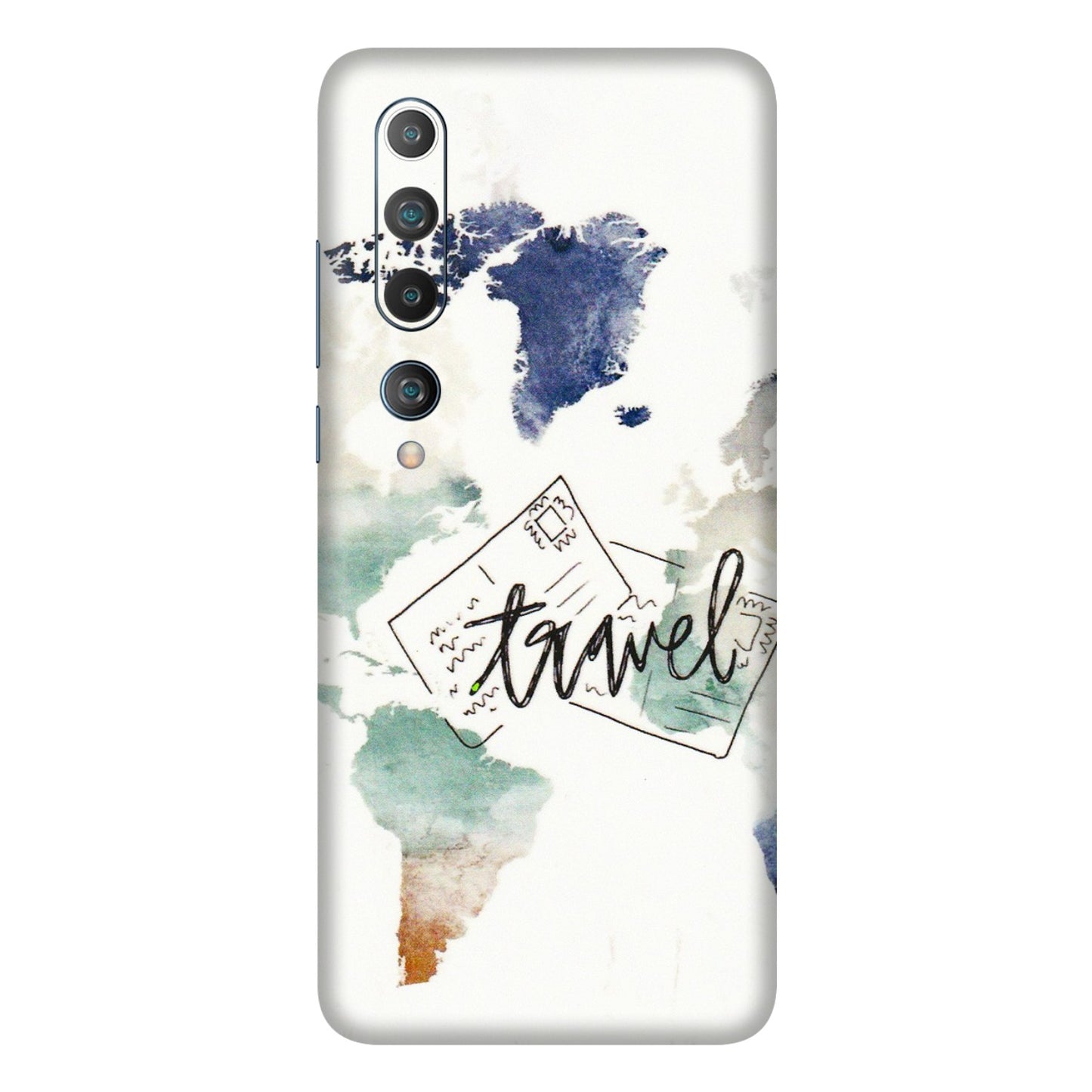 Xiaomi Redmi Phone Skins (All Models) - Travel The World - 3D Embossed Finish (L-232) Mi 10 5G
