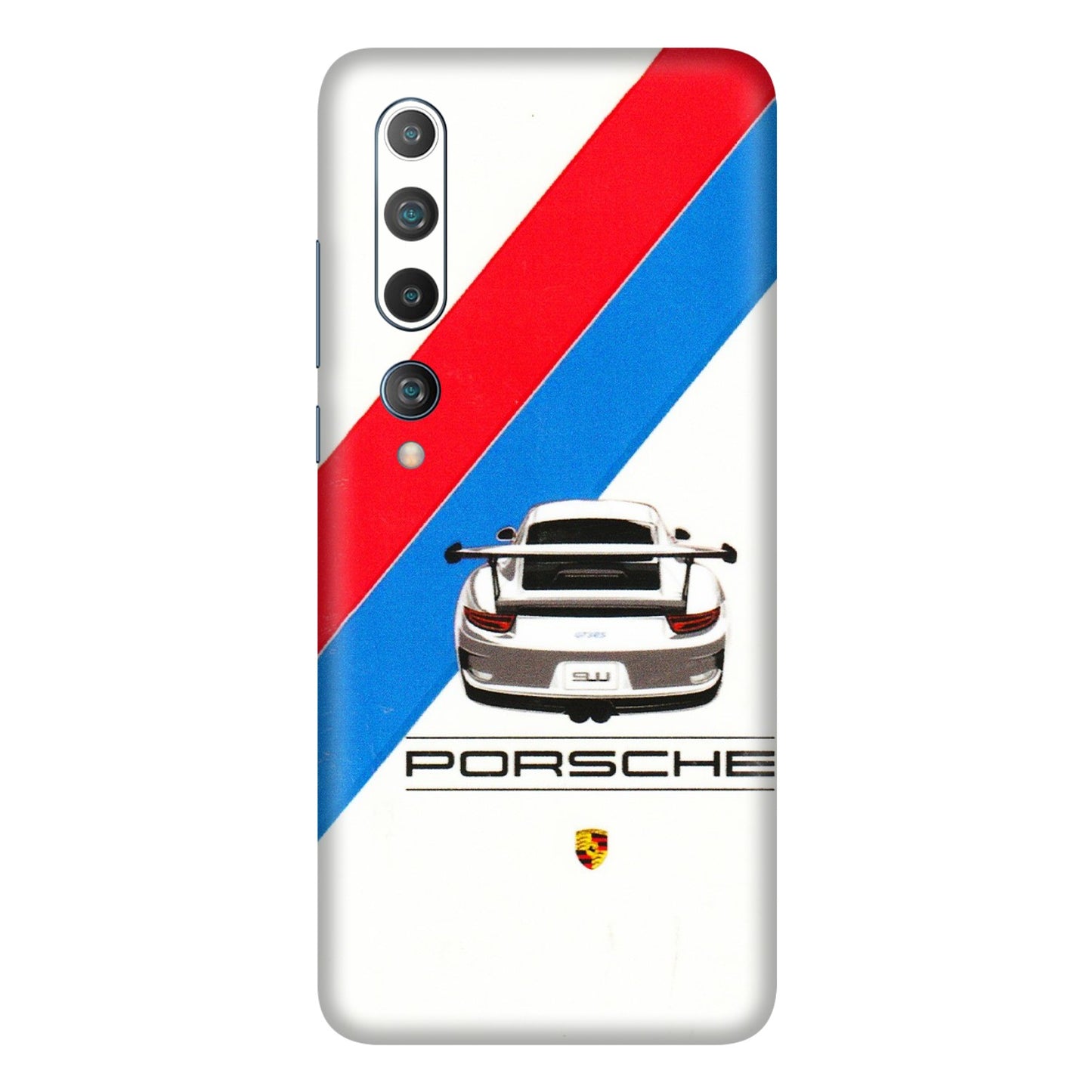 Xiaomi Redmi Phone Skins (All Models) - Porche Car Sober Logo - 3D Embossed Finish (L-248) Mi 10 5G