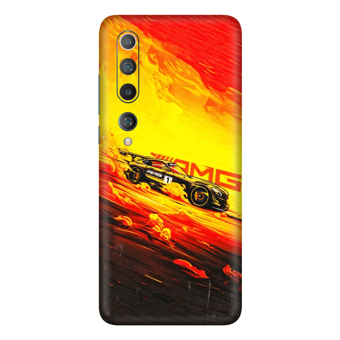 Xiaomi Redmi Phone Skins (All Models) - AMG Car Speed Cover - 3D Embossed Finish (L-256) Mi 10 5G