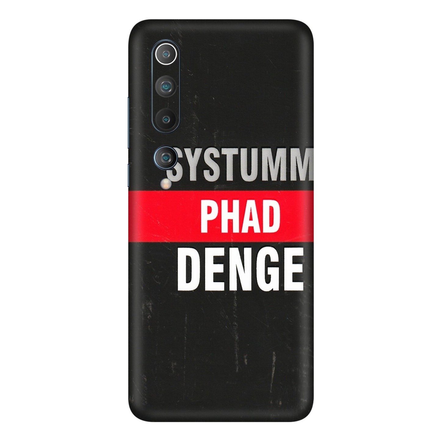 Xiaomi Redmi Phone Skins (All Models) - Systumm Phad Denge - 3D Embossed Finish (L-278) Mi 10 5G