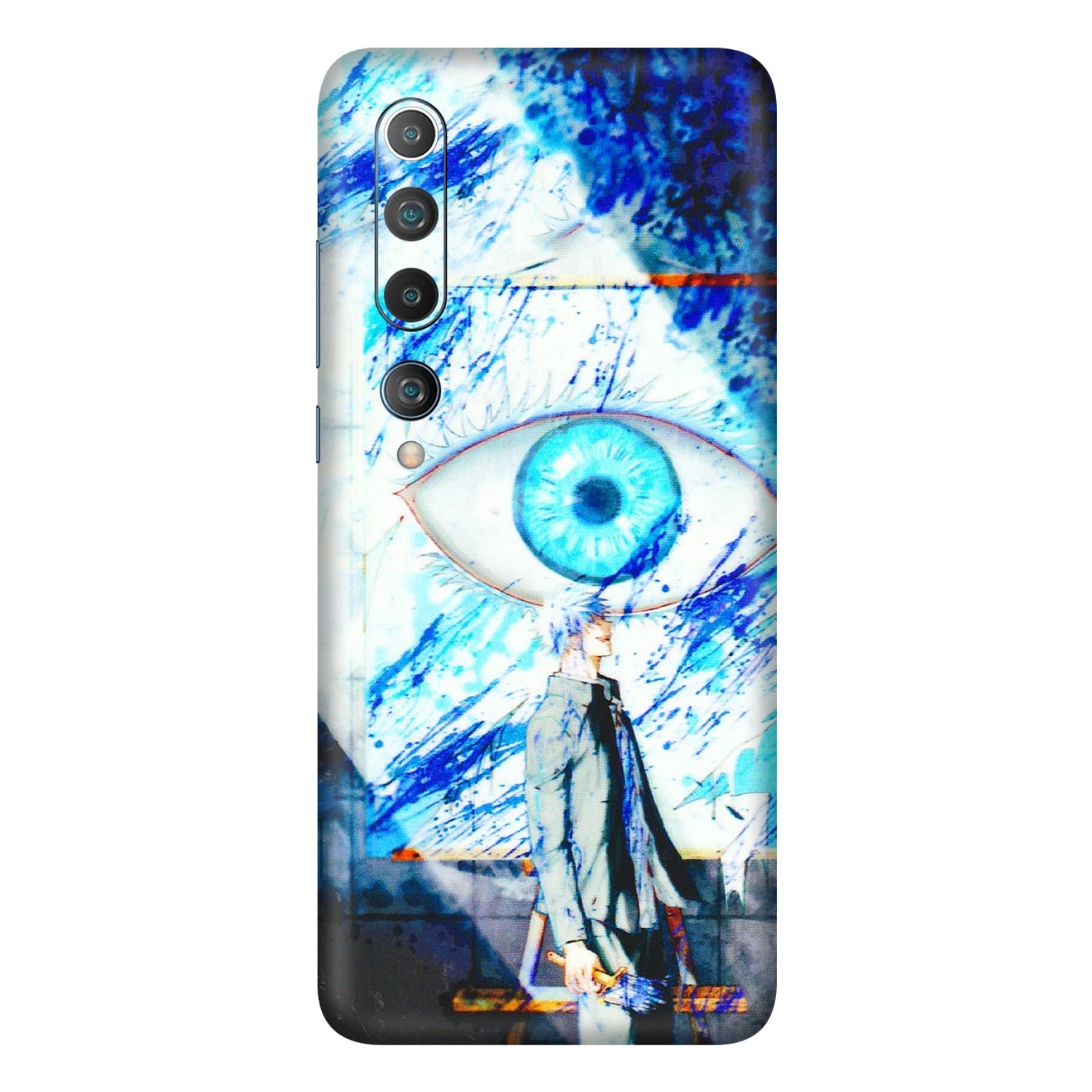 Xiaomi Redmi Phone Skins (All Models) - Anime Sea Blue Eye - 3D Embossed Finish (L-318) Mi 10 5G