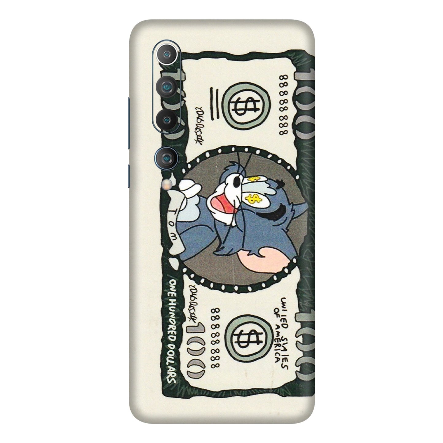 Xiaomi Redmi Phone Skins (All Models) - Tom Hundred Dollar - 3D Embossed Finish (L-324) Mi 10 5G