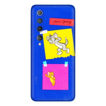Xiaomi Redmi Phone Skins (All Models) - Tom N Jerry Sticky Notes - 3D Embossed Finish (L-88) Mi 10 5G