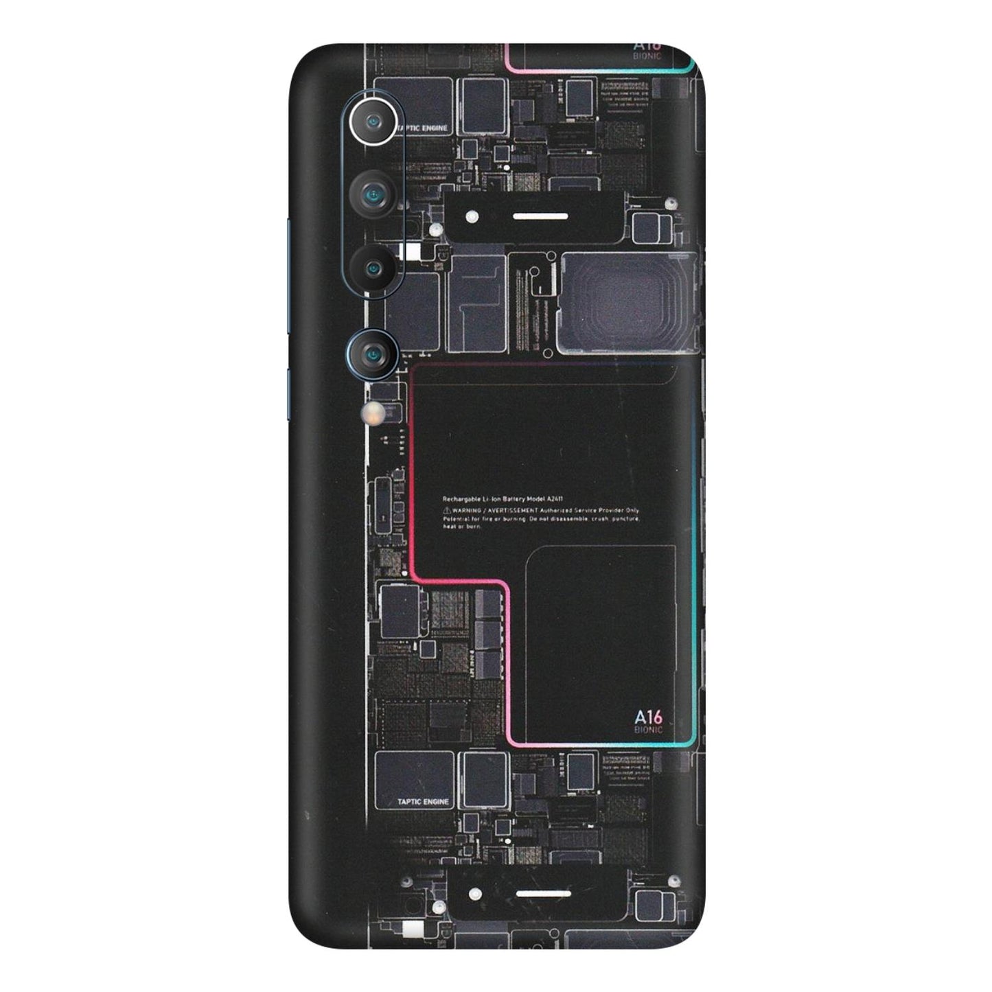 Xiaomi Redmi Phone Skins (All Models) - Motherboard Circuit Layout - Matte Finish (M-117) Mi 10 5G