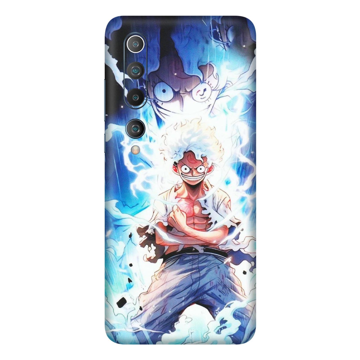 Xiaomi Redmi Phone Skins (All Models) - Blue Thunder Luffy Anime - Matte Finish (M-132) Mi 10 5G