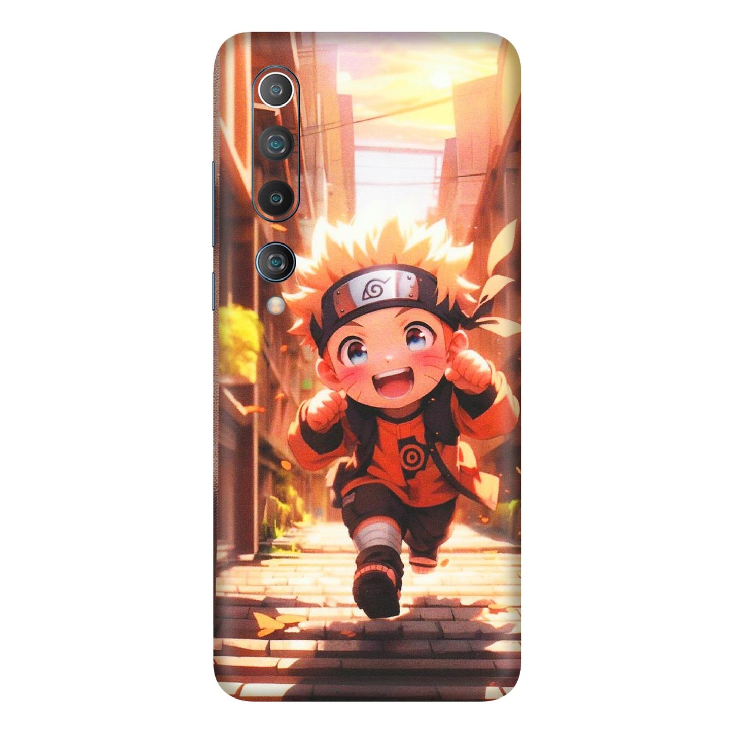 Xiaomi Redmi Phone Skins (All Models) - Naruto Cute Toon Running - Matte Finish (M-04) Mi 10 5G