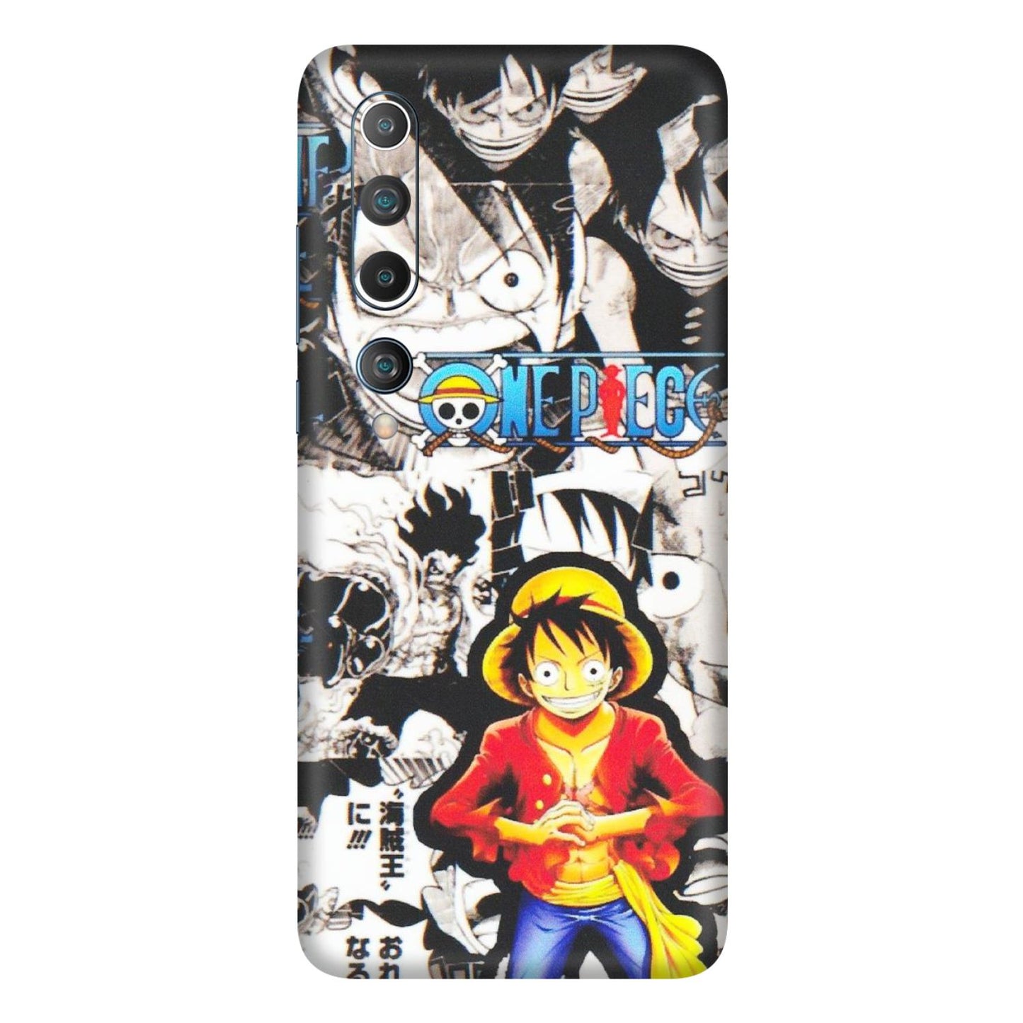 Xiaomi Redmi Phone Skins (All Models) - One Piece B&W - Matte Finish (M-63) Mi 10 5G