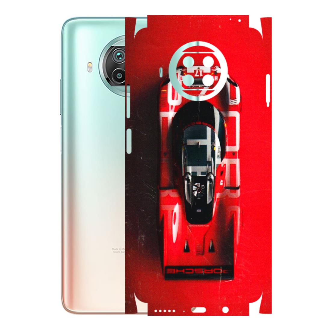 Xiaomi Redmi Phone Skins (All Models) - Red Porsche Car Logo - 3D Embossed Finish (L-315) Mi 10 T Lite
