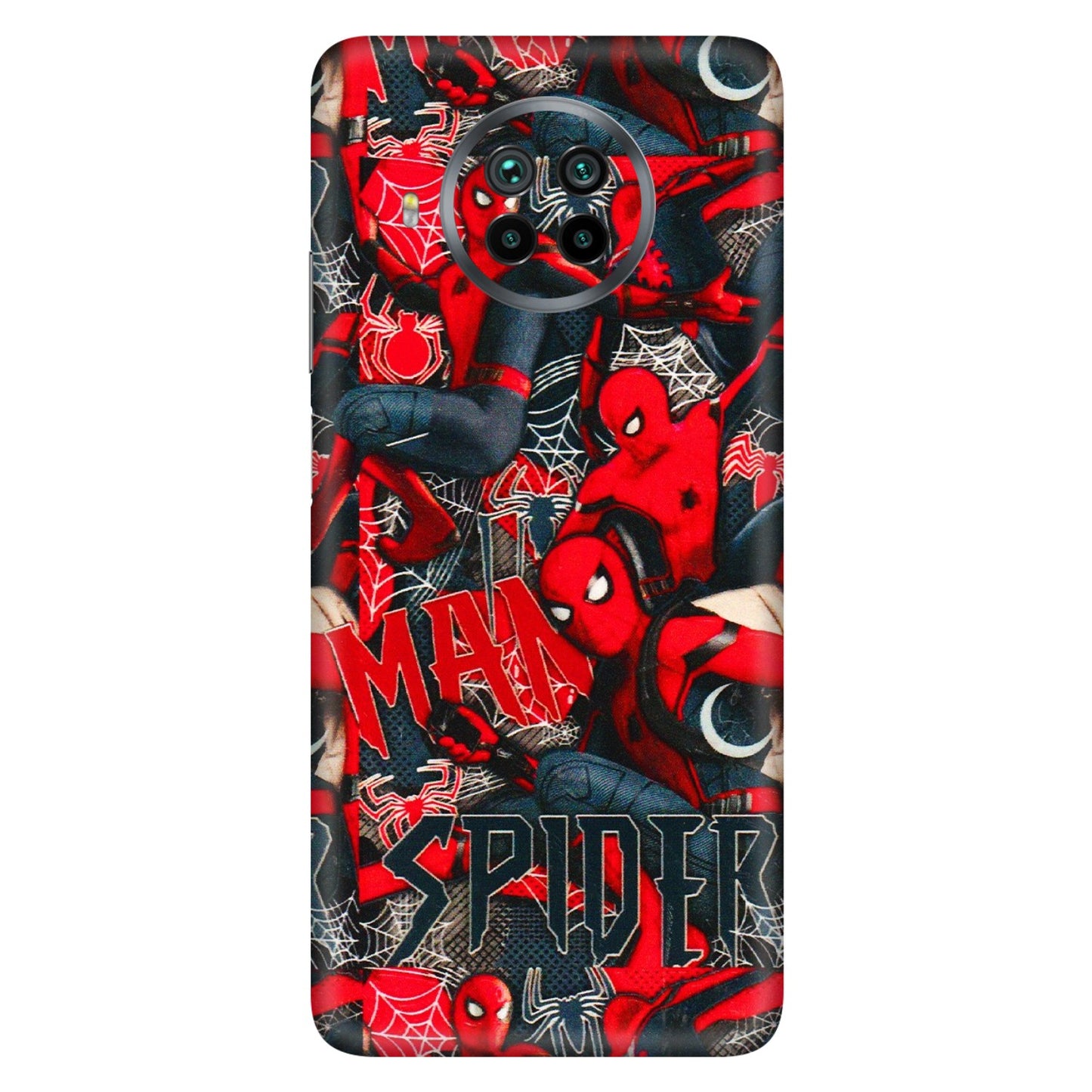 Xiaomi Redmi Phone Skins (All Models) - SpiderMan Cool - 3D Embossed Finish (L-188) Mi 10i