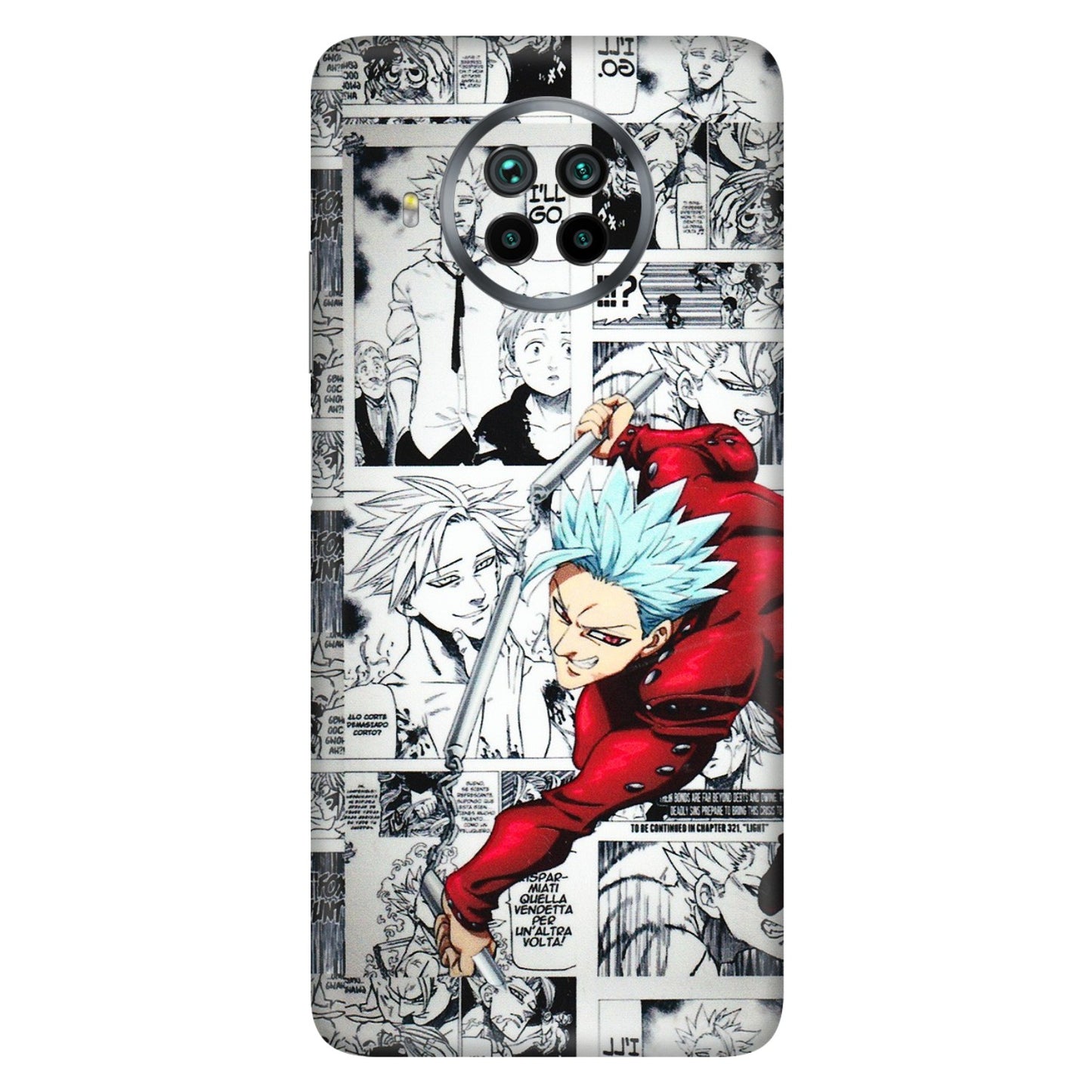 Xiaomi Redmi Phone Skins (All Models) - Anime Comic - 3D Embossed Finish (L-192) Mi 10i