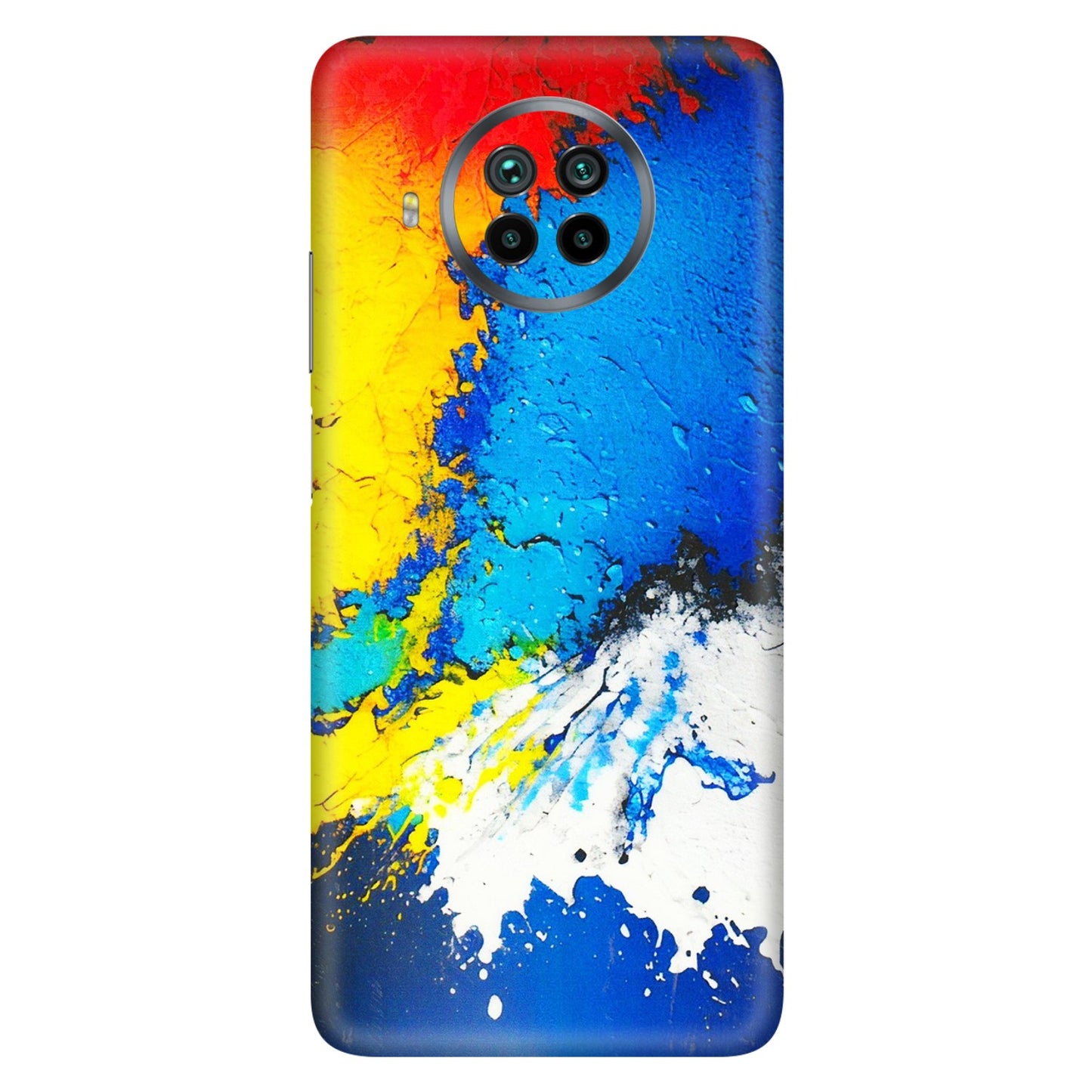 Xiaomi Redmi Phone Skins (All Models) - Acrylic Paint Spill - 3D Embossed Finish (L-229) Mi 10i