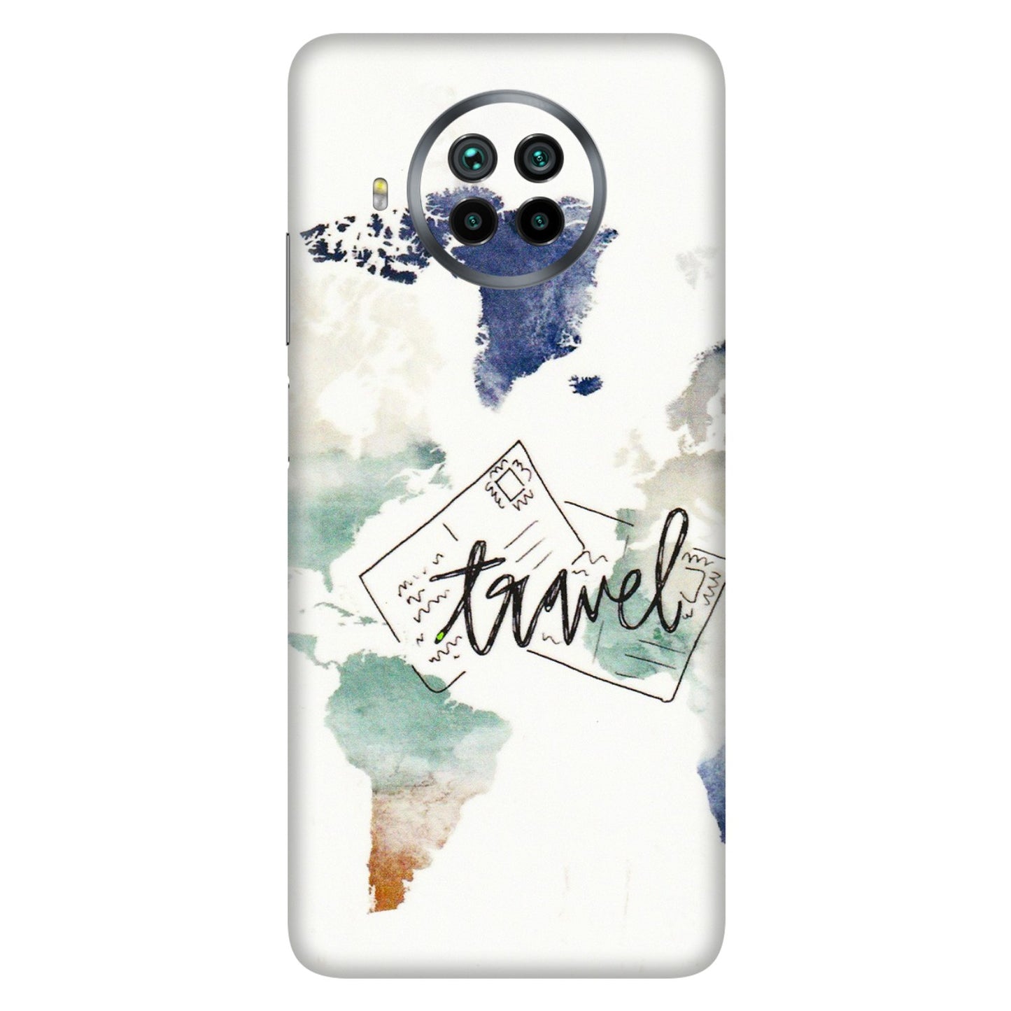 Xiaomi Redmi Phone Skins (All Models) - Travel The World - 3D Embossed Finish (L-232) Mi 10i