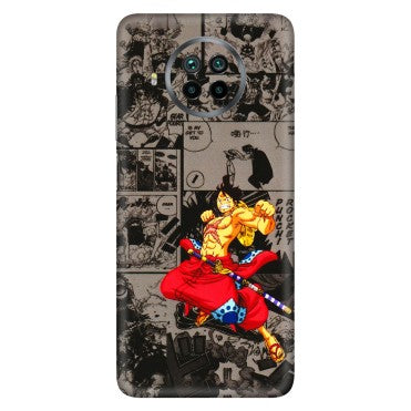 Xiaomi Redmi Phone Skins (All Models) - One Piece Rocket Punch Manga - 3D Embossed Finish (L-25) Mi 10i
