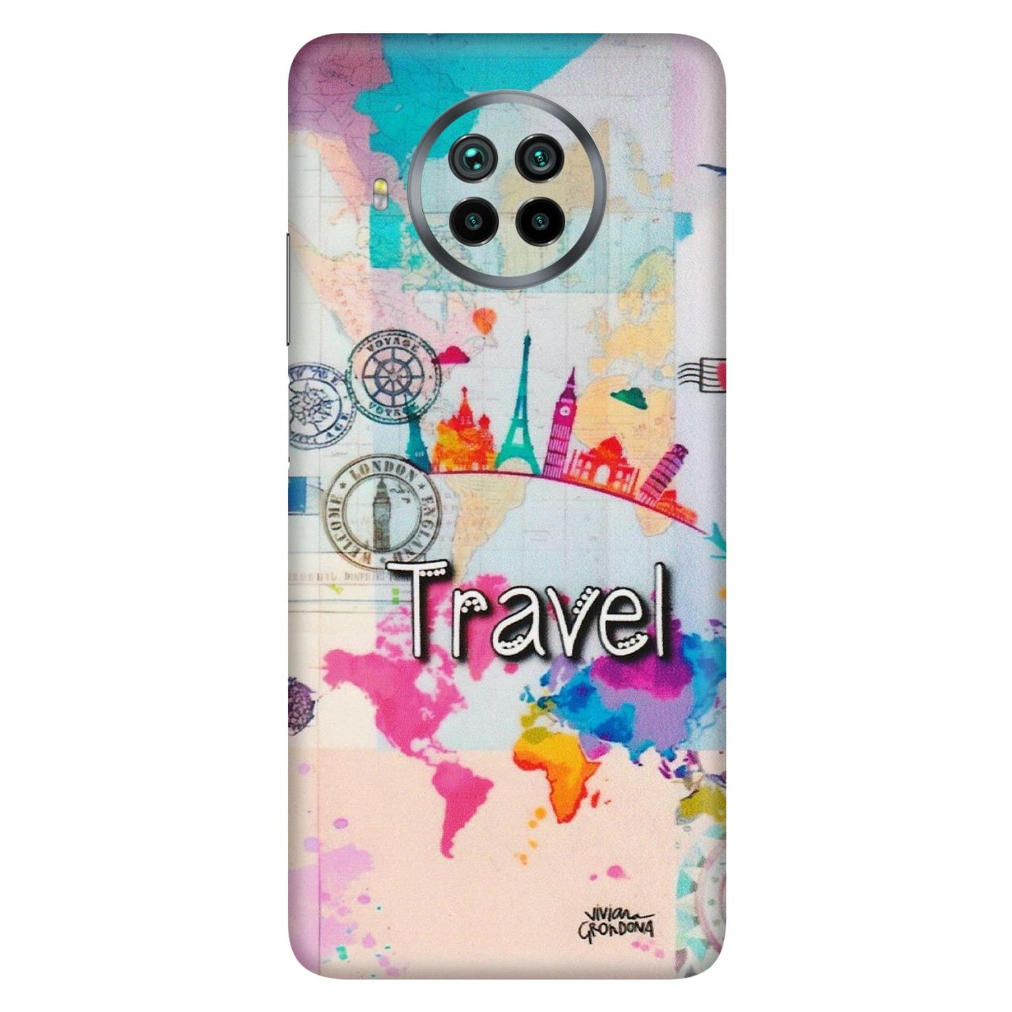 Xiaomi Redmi Phone Skins (All Models) - Travel The Wonders - Matte Finish (M-108) Mi 10i