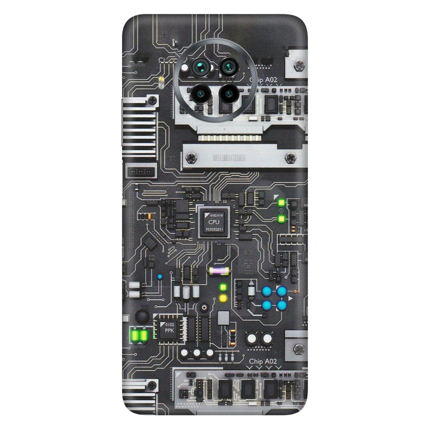 Xiaomi Redmi Phone Skins (All Models) - Motherboard Internals - Matte Finish (M-135) Mi 10i