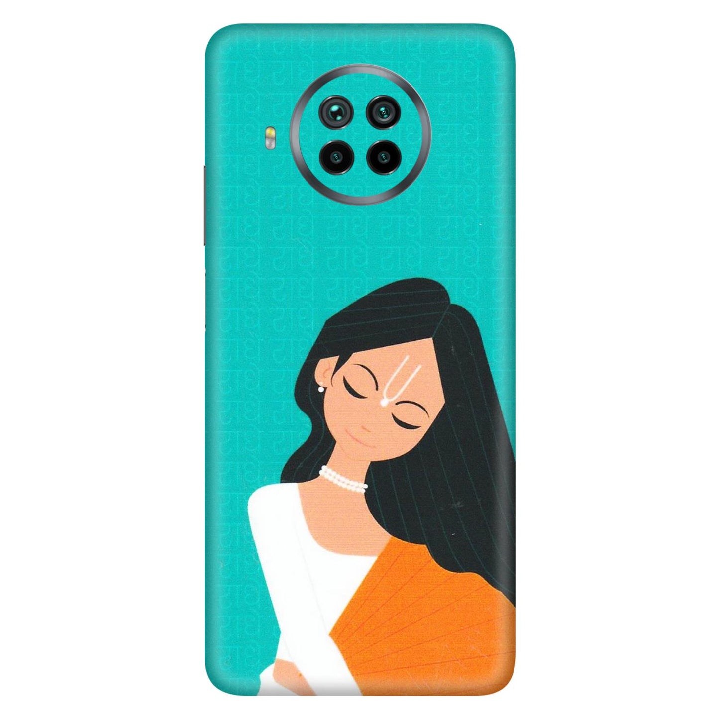 Xiaomi Redmi Phone Skins (All Models) - Radhe Radhe With Hindu Symbol - Matte Finish (M-164) Mi 10i