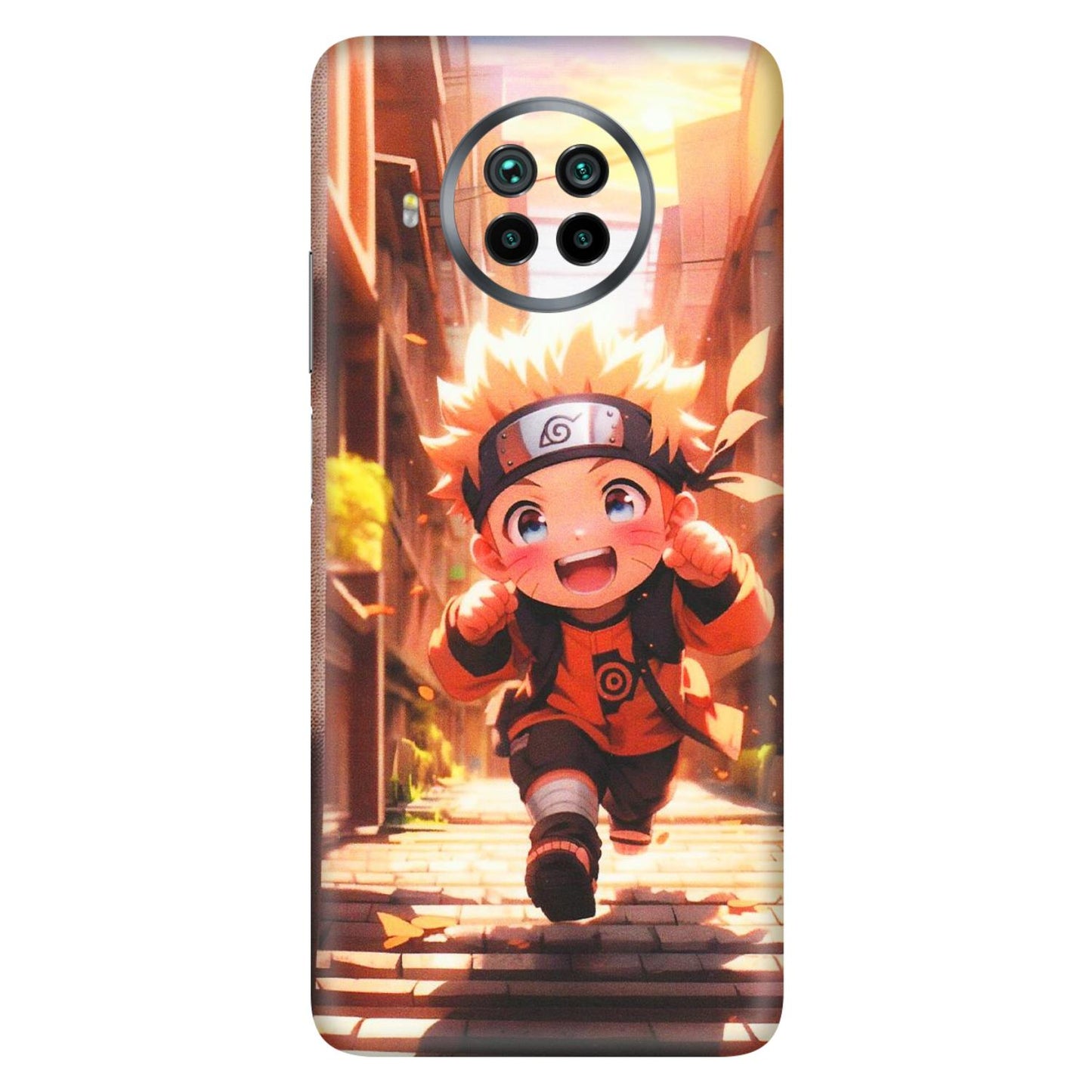 Xiaomi Redmi Phone Skins (All Models) - Naruto Cute Toon Running - Matte Finish (M-04) Mi 10i