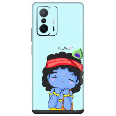 Xiaomi Redmi Phone Skins (All Models) - Radhe Radhe Cute Toon - 3D Embossed Finish (L-05) Mi 11 T Pro