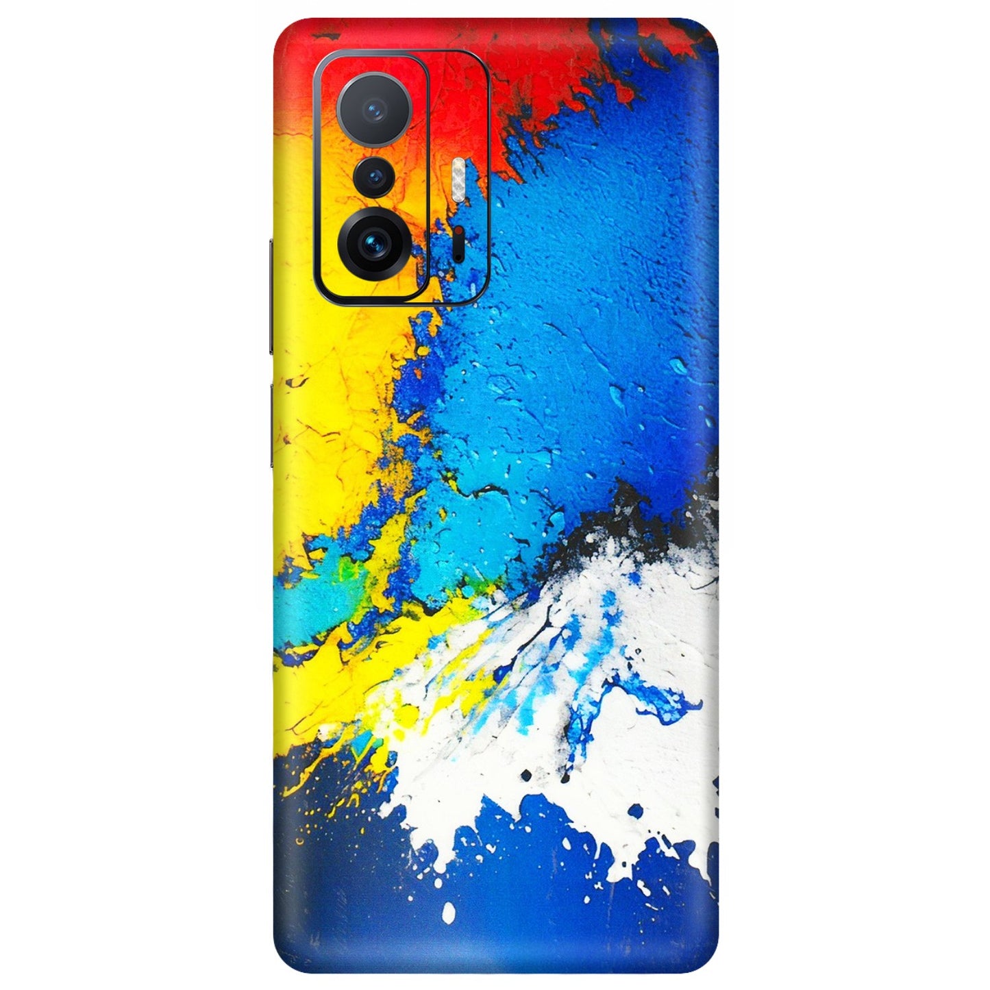 Xiaomi Redmi Phone Skins (All Models) - Acrylic Paint Spill - 3D Embossed Finish (L-229) Mi 11 T Pro