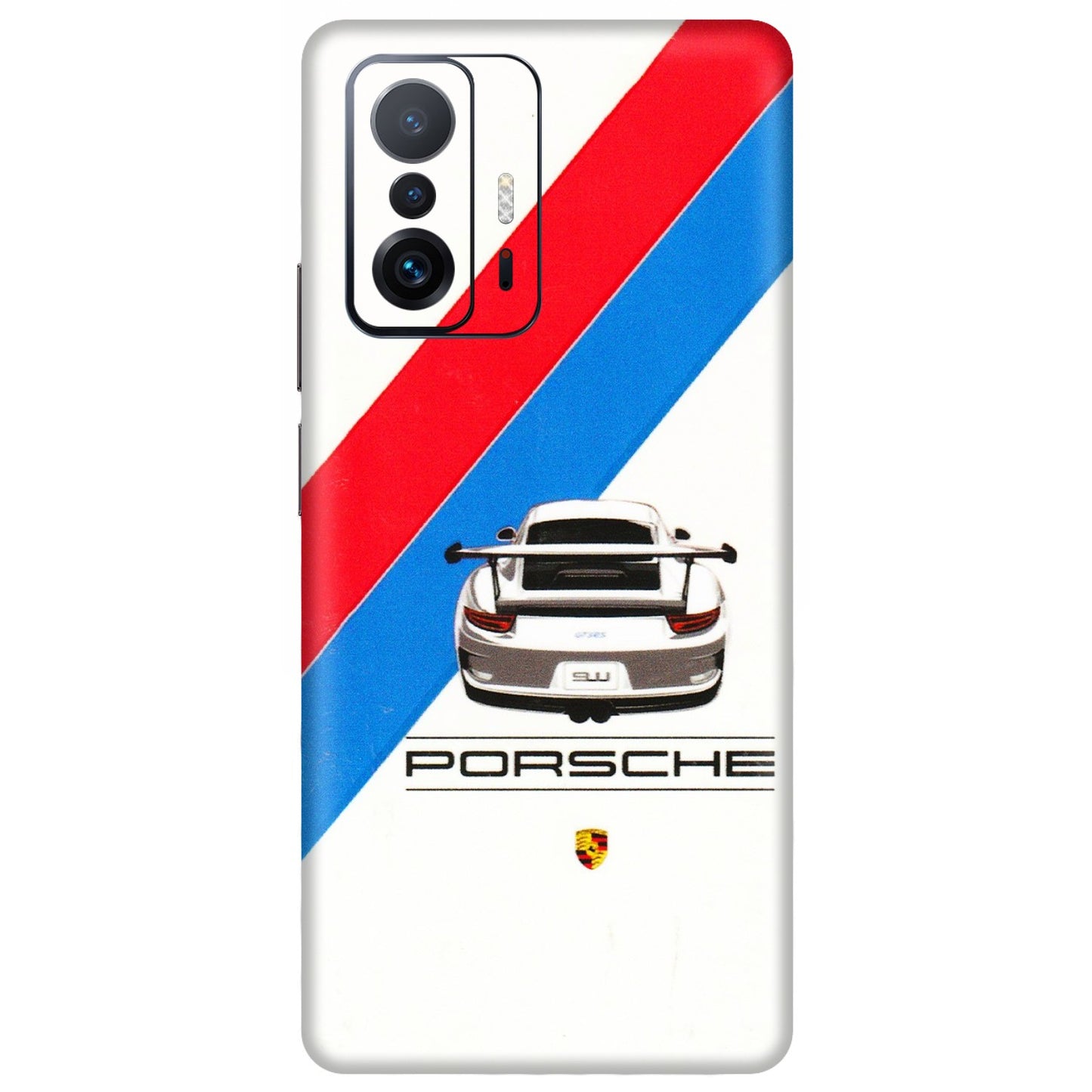 Xiaomi Redmi Phone Skins (All Models) - Porche Car Sober Logo - 3D Embossed Finish (L-248) Mi 11 T Pro