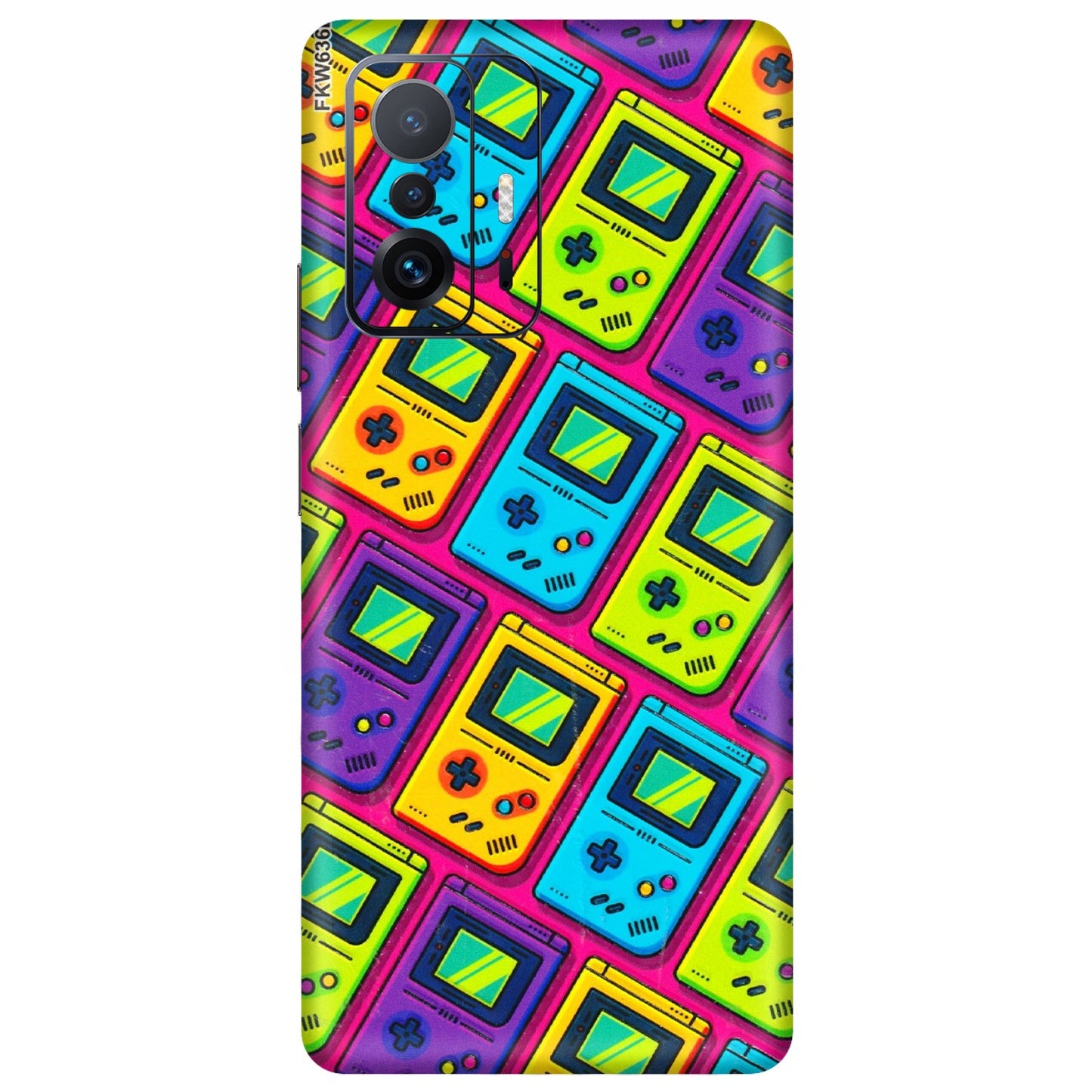 Xiaomi Redmi Phone Skins (All Models) - Gameboy Colourful - 3D Embossed Finish (L-266) Mi 11 T Pro