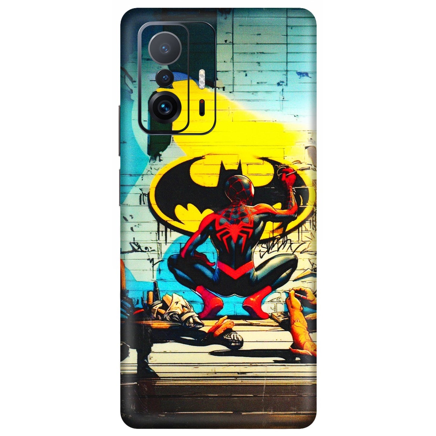 Xiaomi Redmi Phone Skins (All Models) - New Spiderman Bat Logo - 3D Embossed Finish (L-309) Mi 11 T Pro