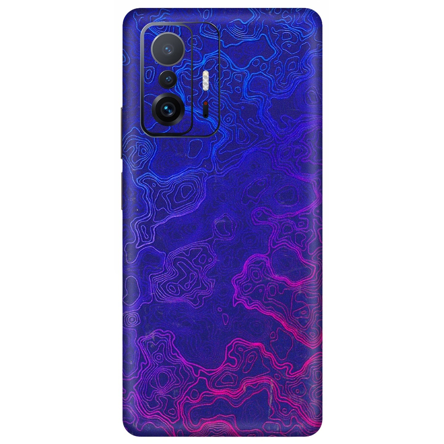 Xiaomi Redmi Phone Skins (All Models) - Purple Ripples Swirl - 3D Embossed Finish (L-314) Mi 11 T Pro