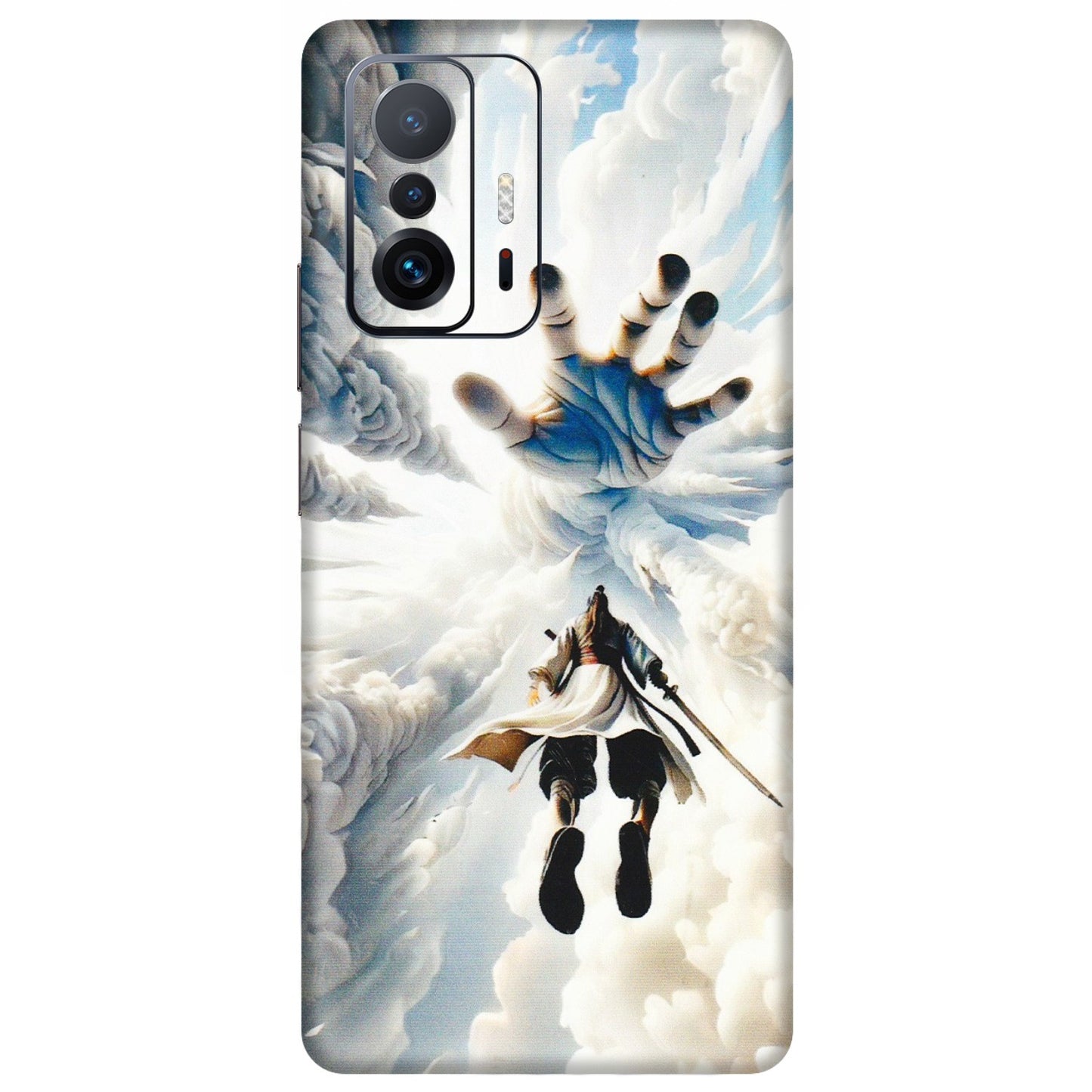 Xiaomi Redmi Phone Skins (All Models) - Big Hand With Monkey King - 3D Embossed Finish (L-323) Mi 11 T Pro