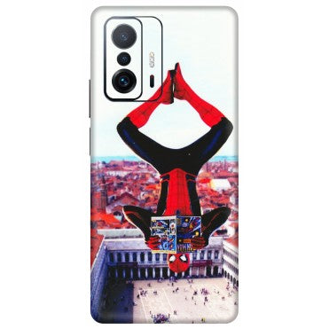 Xiaomi Redmi Phone Skins (All Models) - Spiderman Hanging - 3D Embossed Finish (L-53) Mi 11 T Pro
