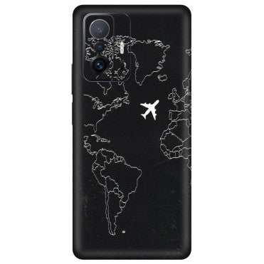 Xiaomi Redmi Phone Skins (All Models) - Never Ending Travel - 3D Embossed Finish (L-79) Mi 11 T Pro