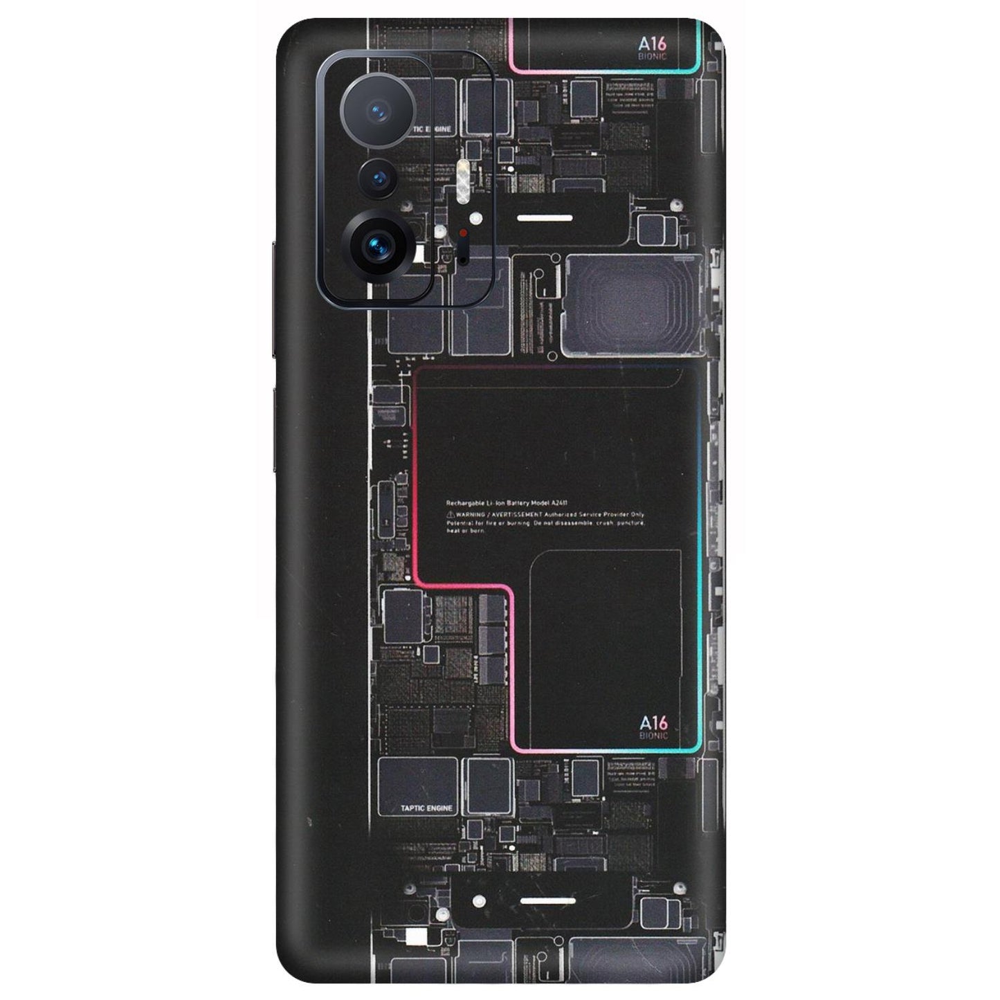 Xiaomi Redmi Phone Skins (All Models) - Motherboard Circuit Layout - Matte Finish (M-117) Mi 11 T Pro