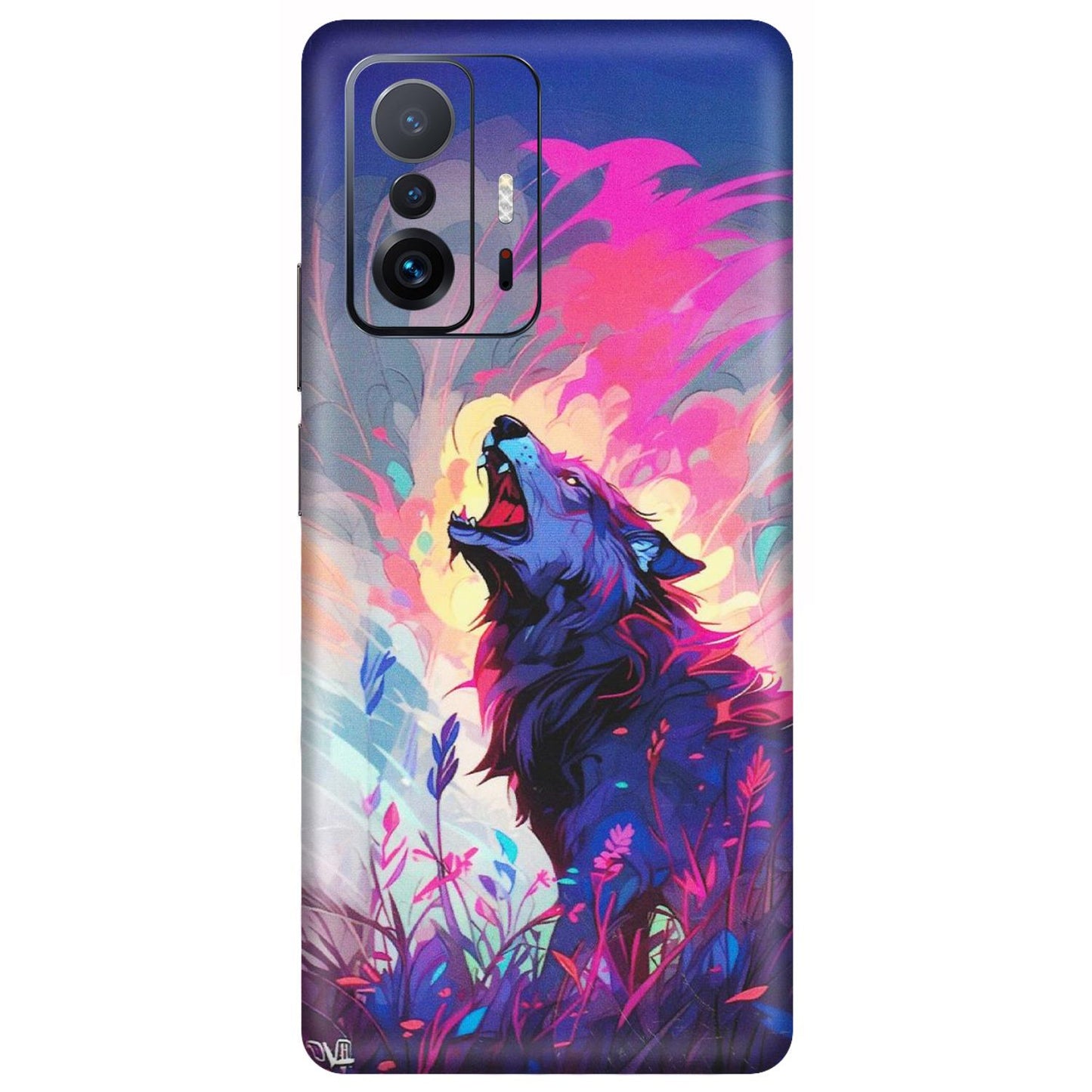 Xiaomi Redmi Phone Skins (All Models) - New Wild Wolf Abstract - Matte Finish (M-125) Mi 11 T Pro