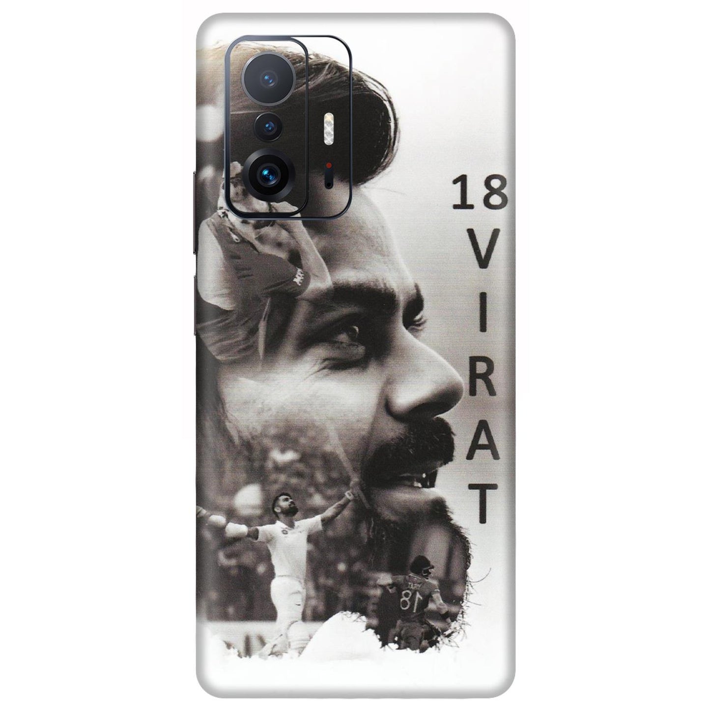 Xiaomi Redmi Phone Skins (All Models) - Virat Kohli Cricketer - Matte Finish (M-163) Mi 11 T Pro