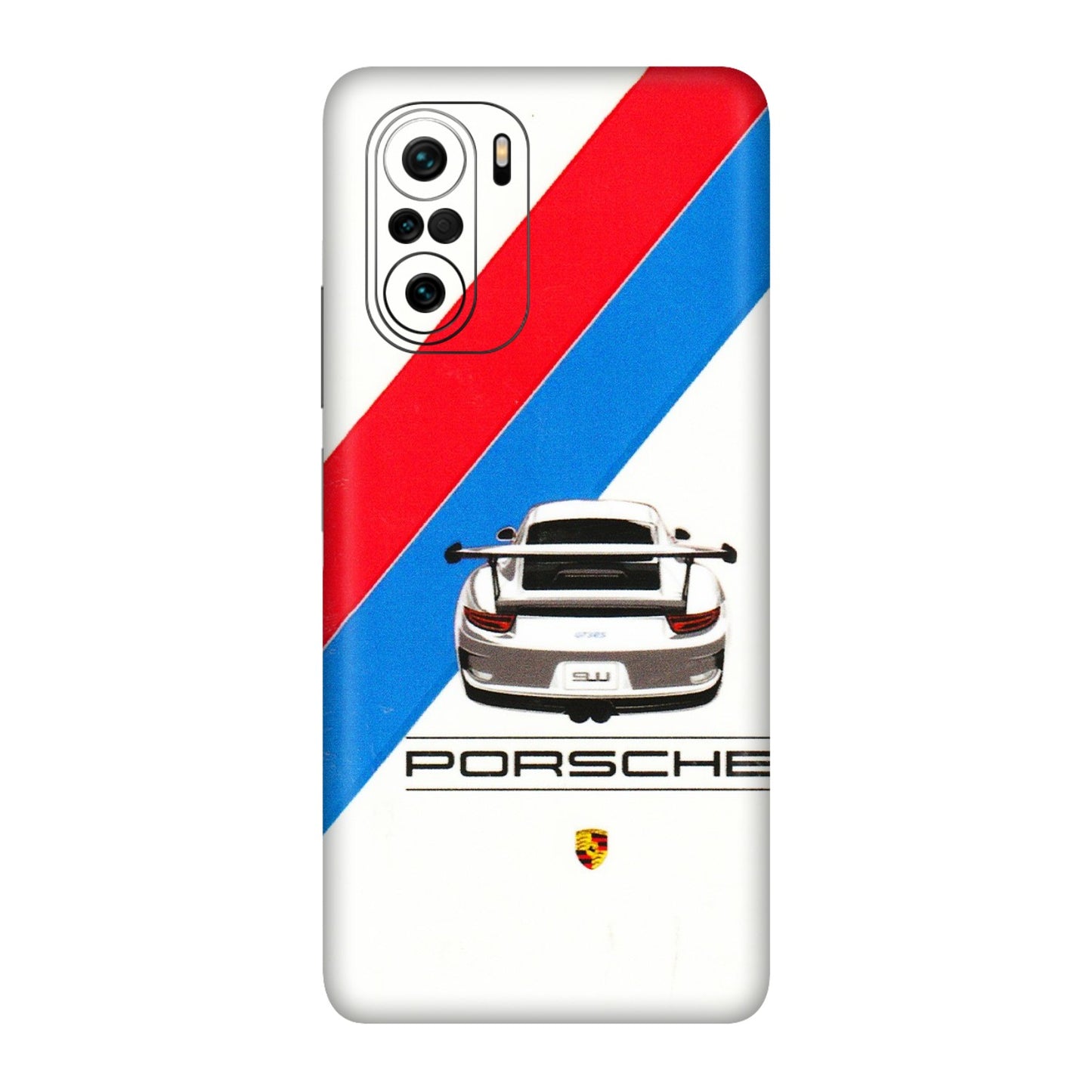 Xiaomi Redmi Phone Skins (All Models) - Porche Car Sober Logo - 3D Embossed Finish (L-248) Mi 11 X