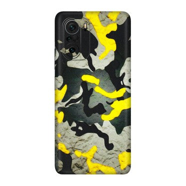 Xiaomi Redmi Phone Skins (All Models) - Yellow Camouflage - 3D Embossed Finish (L-61) Mi 11 X