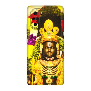 Xiaomi Redmi Phone Skins (All Models) - Ram Lalla Ayodhya - 3D Embossed Finish (L-103) Mi 11X Pro