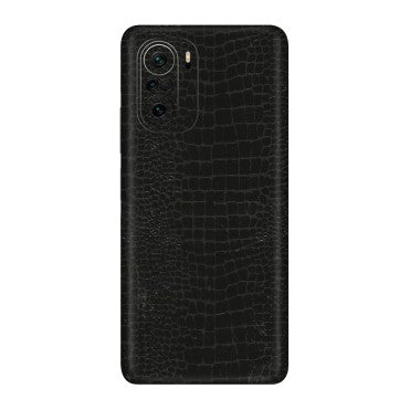 Xiaomi Redmi Phone Skins (All Models) - Snake Leather Black - 3D Embossed Finish (L-107) Mi 11X Pro