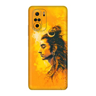 Xiaomi Redmi Phone Skins (All Models) - Shiv Shakti - 3D Embossed Finish (L-14) Mi 11X Pro