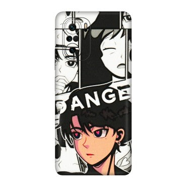 Xiaomi Redmi Phone Skins (All Models) - Danger Anime - 3D Embossed Finish (L-155) Mi 11X Pro