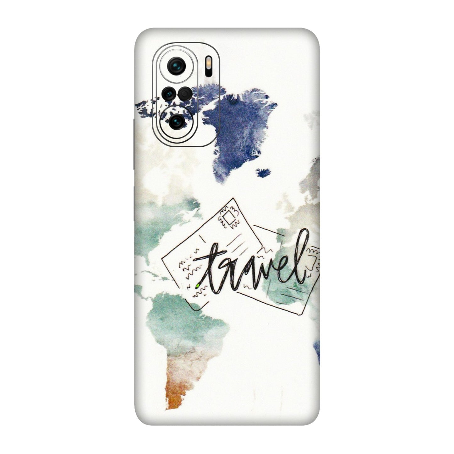 Xiaomi Redmi Phone Skins (All Models) - Travel The World - 3D Embossed Finish (L-232) Mi 11X Pro