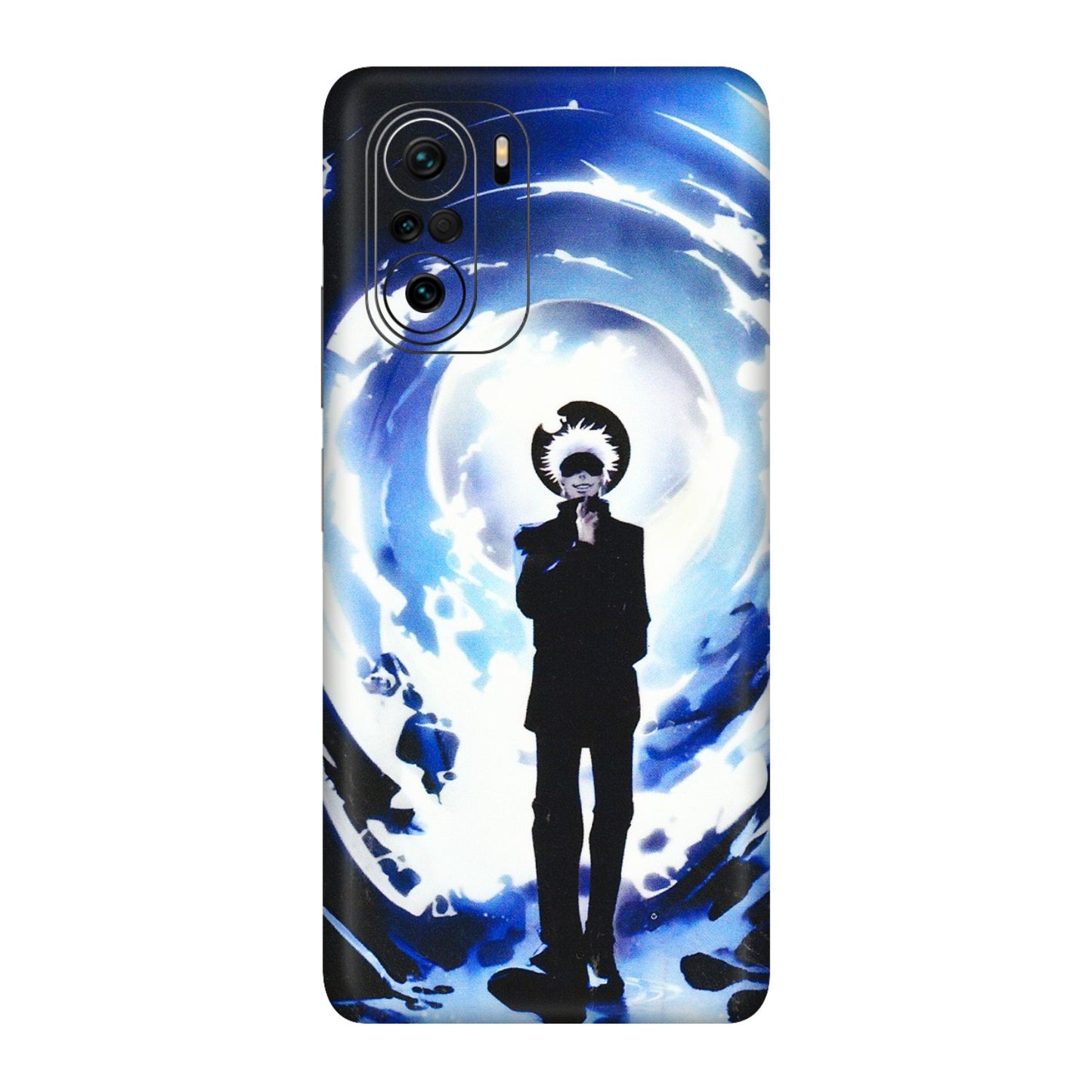 Xiaomi Redmi Phone Skins (All Models) - Satoru Gojo Dark Blue - 3D Embossed Finish (L-235) Mi 11X Pro