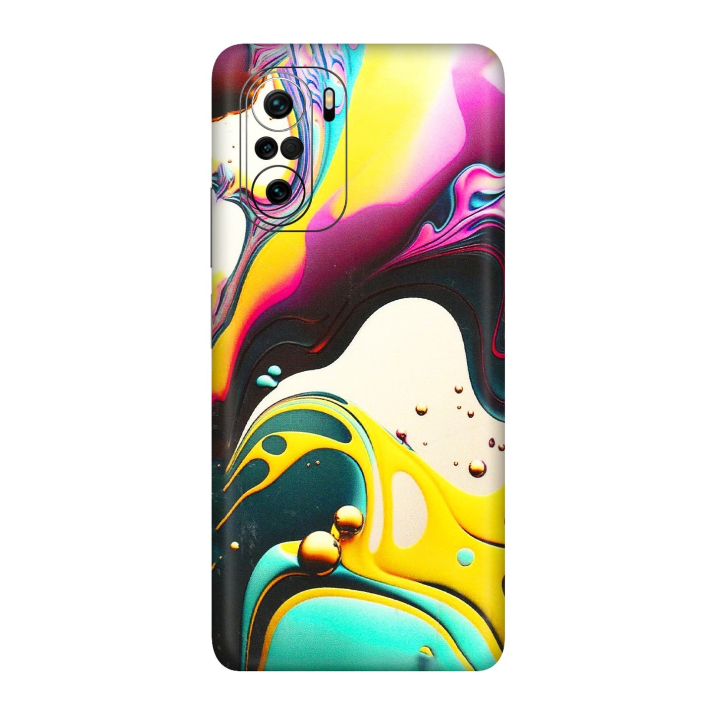 Xiaomi Redmi Phone Skins (All Models) - Multicolor Abstract pattern - 3D Embossed Finish (L-254) Mi 11X Pro