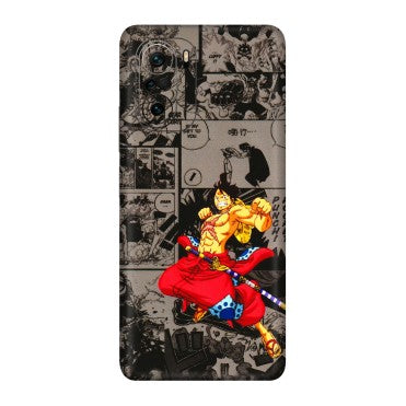 Xiaomi Redmi Phone Skins (All Models) - One Piece Rocket Punch Manga - 3D Embossed Finish (L-25) Mi 11X Pro