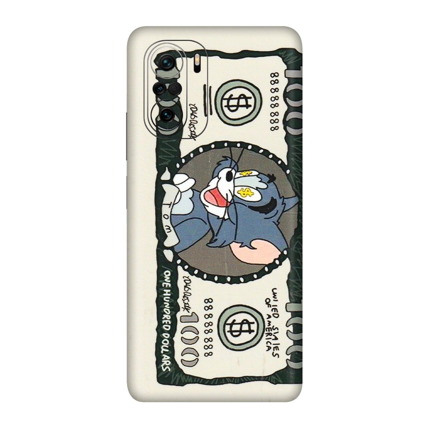 Xiaomi Redmi Phone Skins (All Models) - Tom Hundred Dollar - 3D Embossed Finish (L-324) Mi 11X Pro