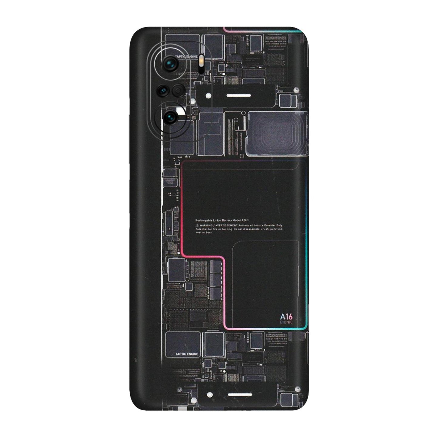 Xiaomi Redmi Phone Skins (All Models) - Motherboard Circuit Layout - Matte Finish (M-117) Mi 11X Pro