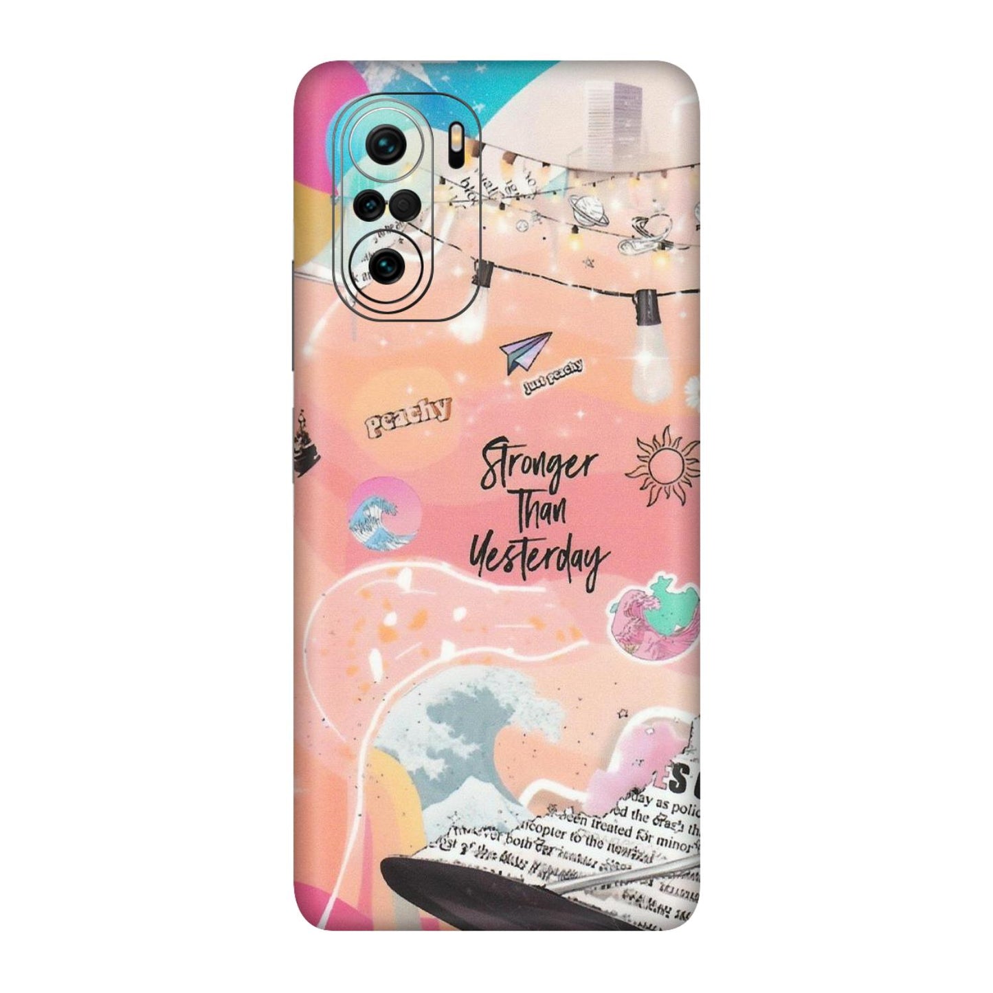 Xiaomi Redmi Phone Skins (All Models) - Stronger Then Yesterday - Matte Finish (M-128) Mi 11X Pro