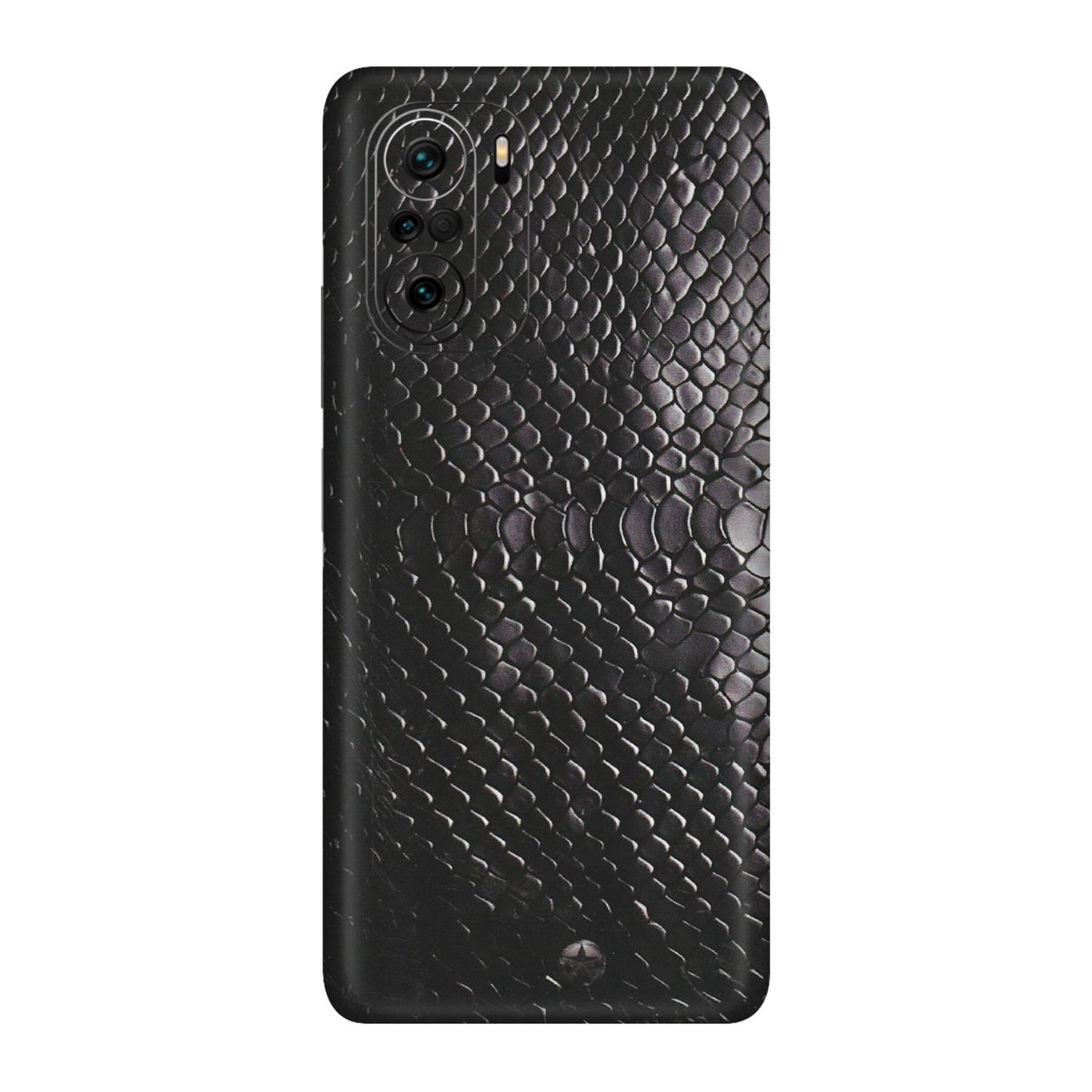 Xiaomi Redmi Phone Skins (All Models) - Black Snack Leather - Matte Finish (M-147) Mi 11X Pro