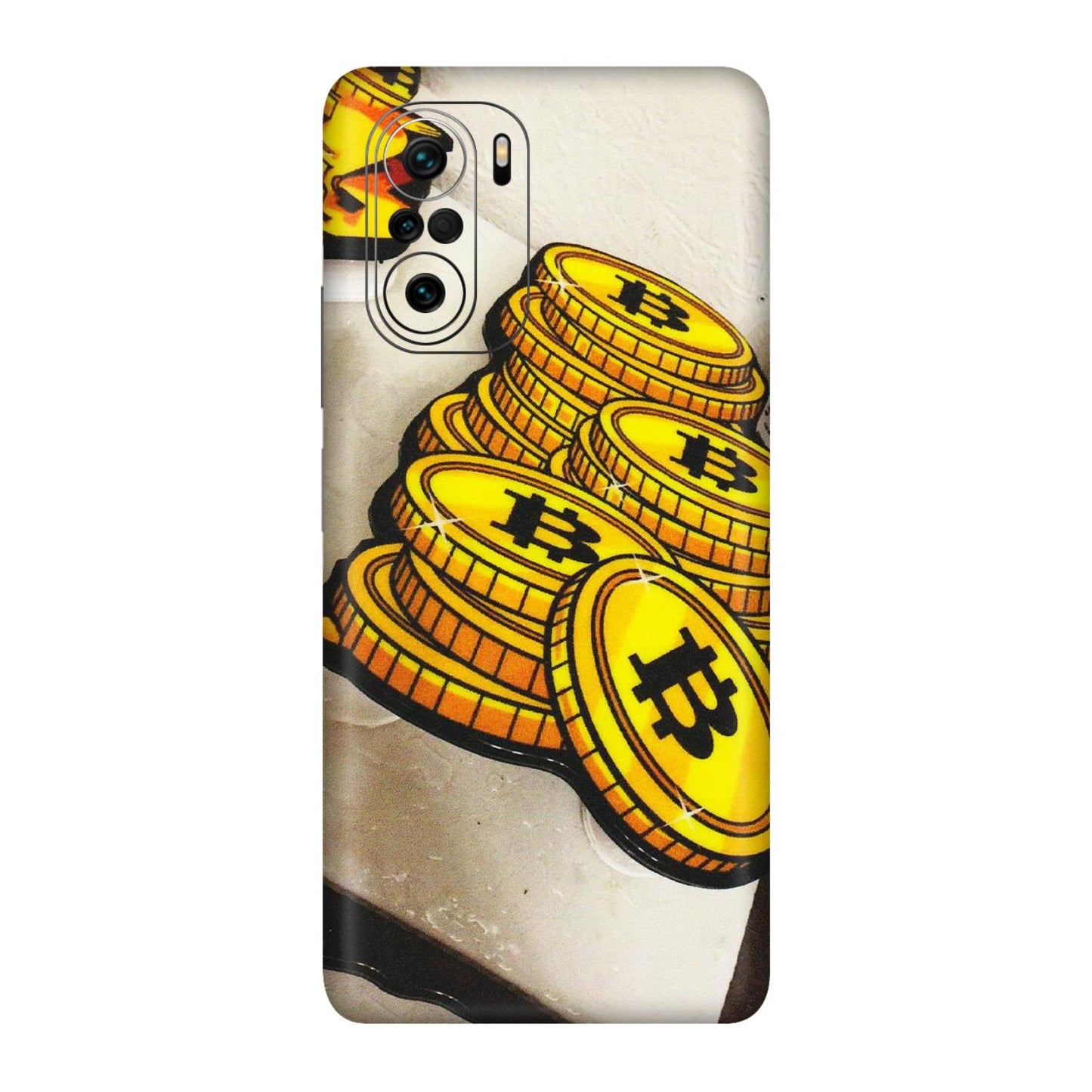 Xiaomi Redmi Phone Skins (All Models) - Billionaire Bitcoin Collection - Matte Finish (M-92) Mi 11X Pro
